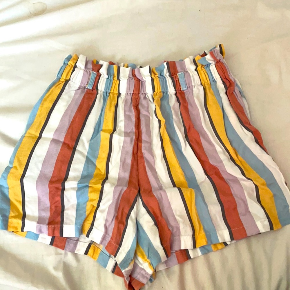 Super cute multi colored shorts from Hollister